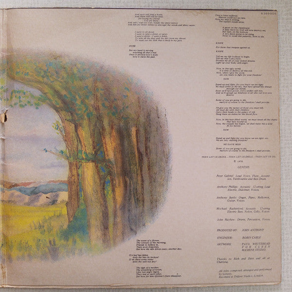 Genesis : Trespass (LP, Album, Gat)