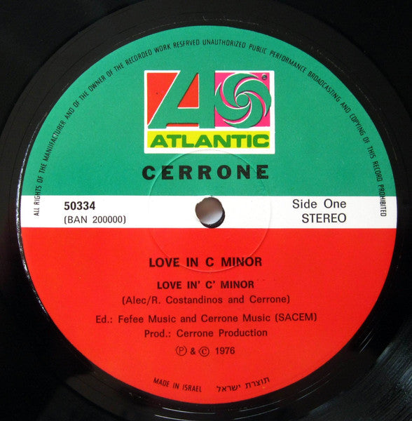 Cerrone : Love In C Minor (LP, Album)