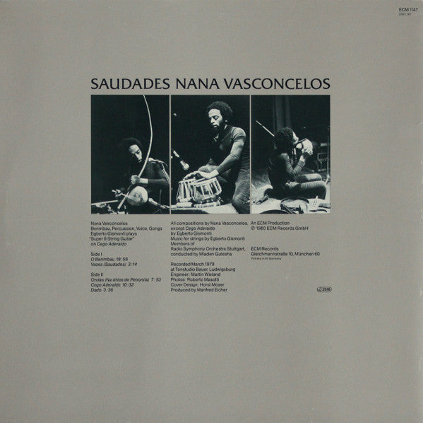 Nana Vasconcelos* : Saudades (LP, Album)