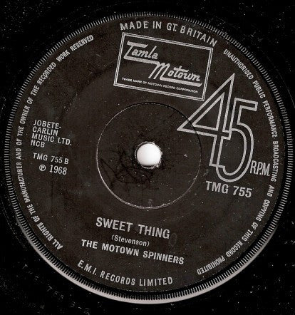 The Motown Spinners* : It's A Shame  (7", Single, Sol)