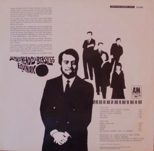 Sérgio Mendes & Brasil '66 : Equinox (LP, Album)