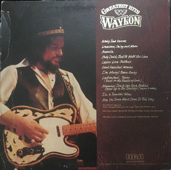 Waylon* : Greatest Hits (LP, Comp,  In)