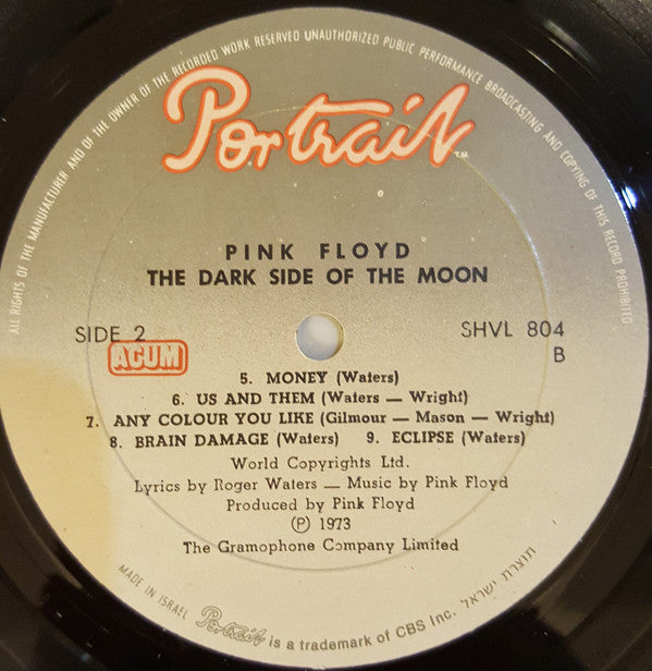 Pink Floyd : The Dark Side Of The Moon (LP, Album)