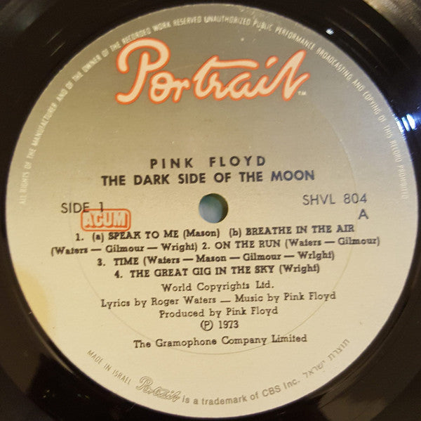 Pink Floyd : The Dark Side Of The Moon (LP, Album)