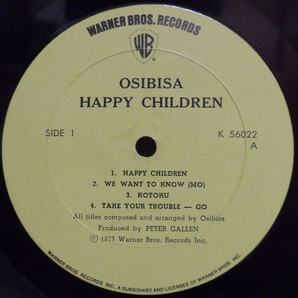 Osibisa : Happy Children (LP, Album)