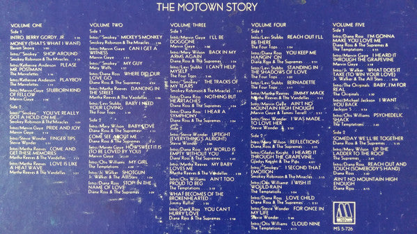 Various : The Motown Story (5xLP, Comp + Box, RP)