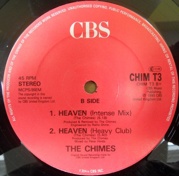 The Chimes : Heaven (12", Single)