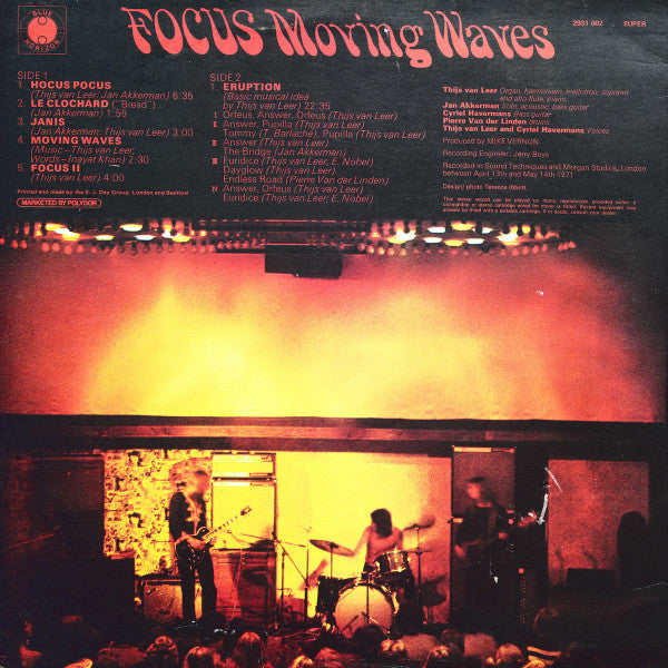 Focus (2) : Moving Waves (LP, Album)