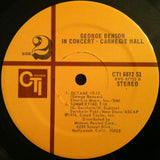 George Benson Guest: Hubert Laws : In Concert - Carnegie Hall (LP, Album, Ter)