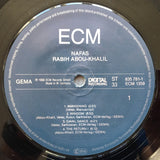 Rabih Abou-Khalil w/ Selim Kusur · Glen Velez · Setrak Sarkissian : Nafas (LP, Album)
