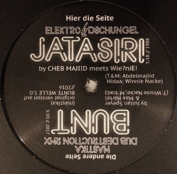 Elektro-Dschungel / Mastika (2) : Jatasiri / Bunt (Dub Destruction Rmx)  (7", Single, Ltd, Num, W/Lbl)