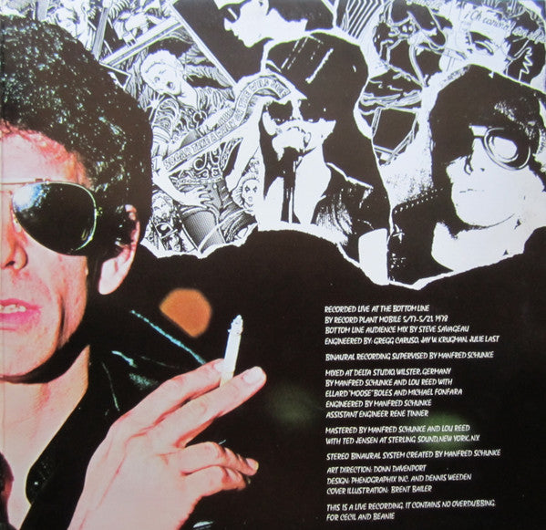 Lou Reed : Lou Reed Live - Take No Prisoners (2xLP, Album, San)