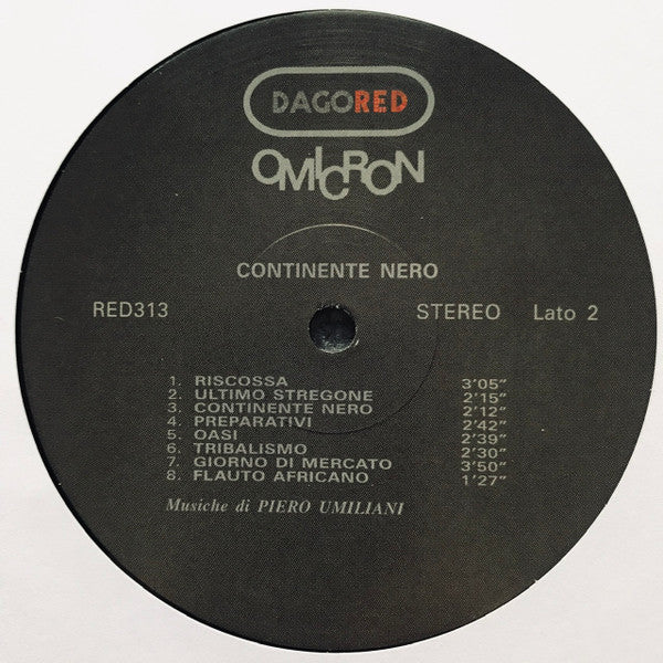 Piero Umiliani : Continente Nero (LP, Album, RE)