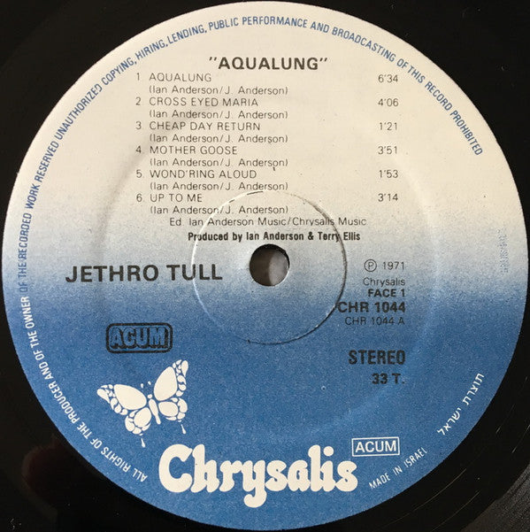 Jethro Tull : Aqualung (LP, Album, RE, Sin)