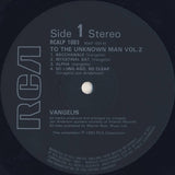 Vangelis : To The Unknown Man Vol. II (LP, Comp)