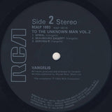 Vangelis : To The Unknown Man Vol. II (LP, Comp)