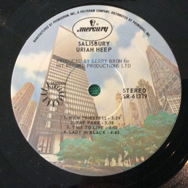 Uriah Heep : Salisbury (LP, Album, RE)