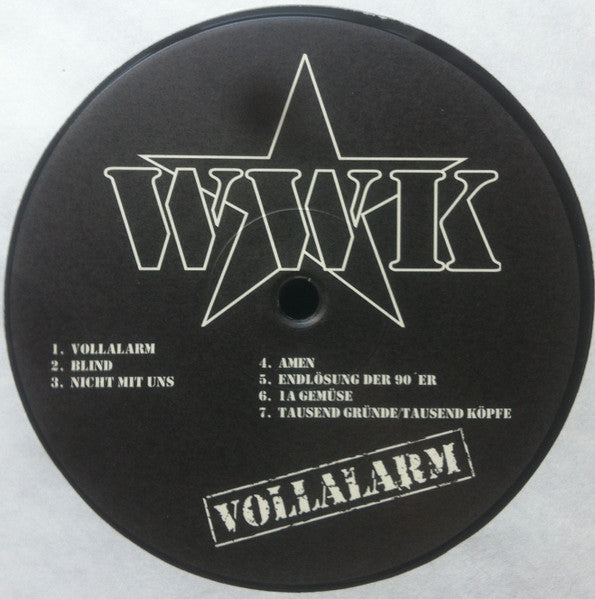 WWK / Panikos* : Vollalarm / Destroy The Sickness (LP)