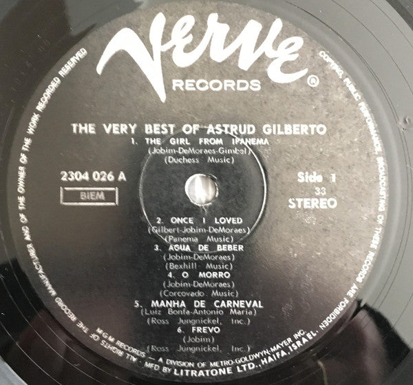 Astrud Gilberto : The Very Best Of Astrud Gilberto (LP, Comp)