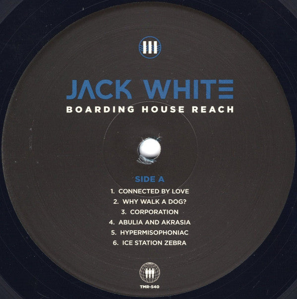 Jack White (2) : Boarding House Reach (LP, Album, Ltd, Blu + 7", Blu)