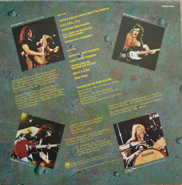 Y & T : In Rock We Trust (LP, Album)