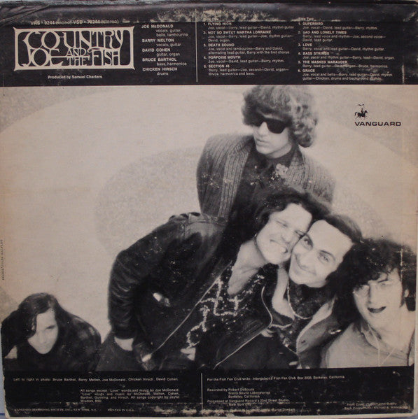 Country Joe And The Fish : Electric Music For The Mind And Body (LP, Album, Mono, Pit)