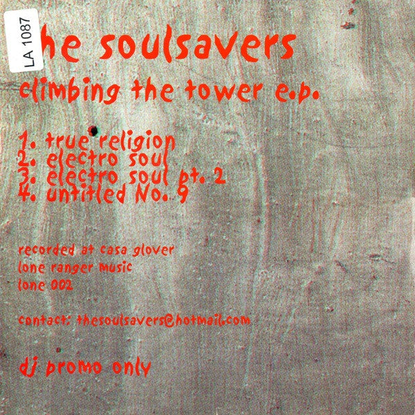 The Soulsavers : Climbing The Tower E.P. (10", EP, Promo)