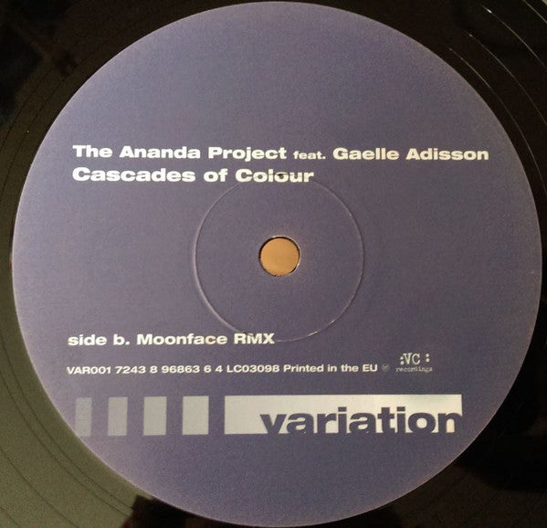 The Ananda Project Feat. Gaelle Adisson : Cascades Of Colour (12")