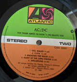 AC/DC : For Those About To Rock (We Salute You) (LP, Album)