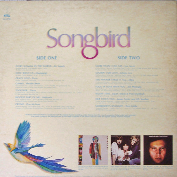 Various : Songbird (LP, Comp, 44 )