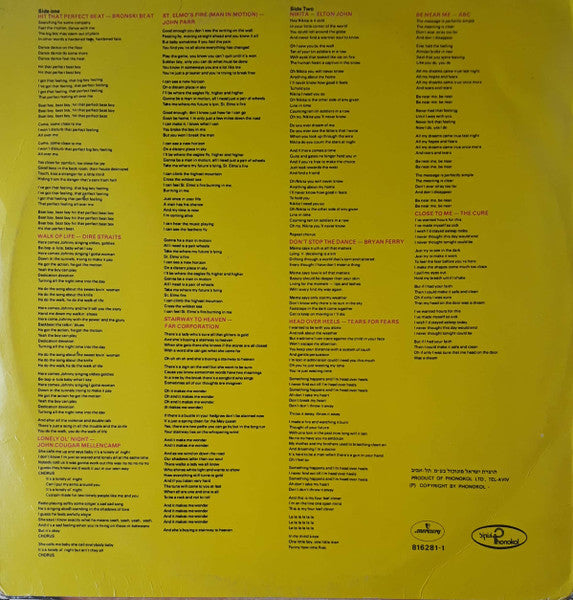 Various : Explosion '86 (LP, Comp)