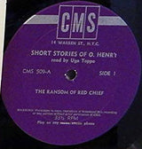O. Henry Told By Ugo Toppo : Short Stories: The Ransom Of Red Chief & The Cop And The Anthem (LP, Mono, RE)