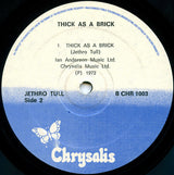 Jethro Tull : Thick As A Brick (LP, Album, RE)