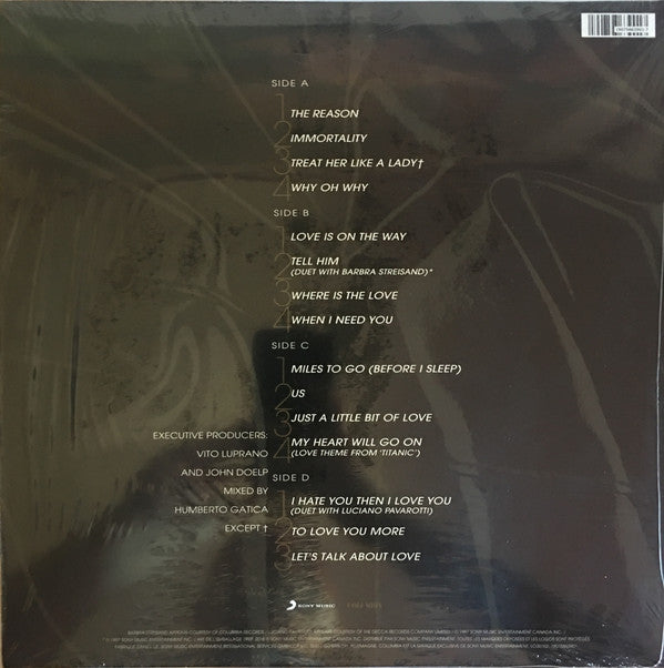 Celine Dion* : Let's Talk About Love (2xLP, Album, RE)