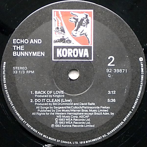 Echo And The Bunnymen* : Echo And The Bunnymen (LP, MiniAlbum, Comp)