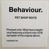 Pet Shop Boys : Behaviour. (LP, Album, RE, RM, 180)