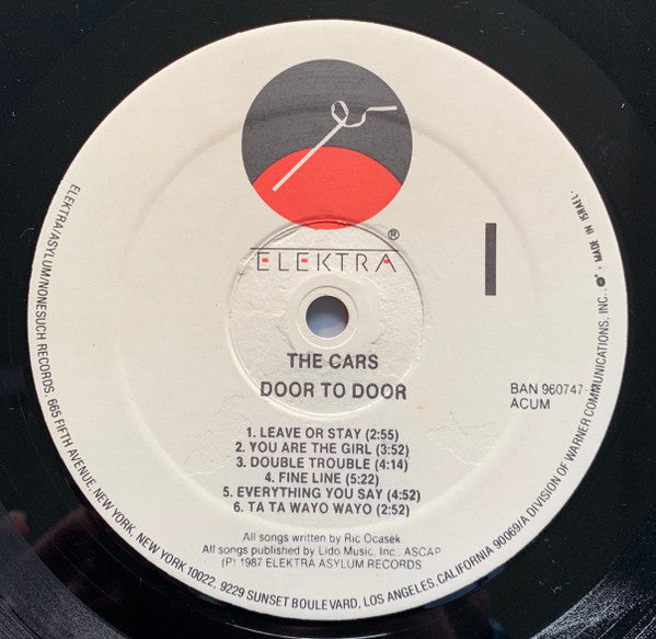 The Cars : Door To Door (LP, Album)