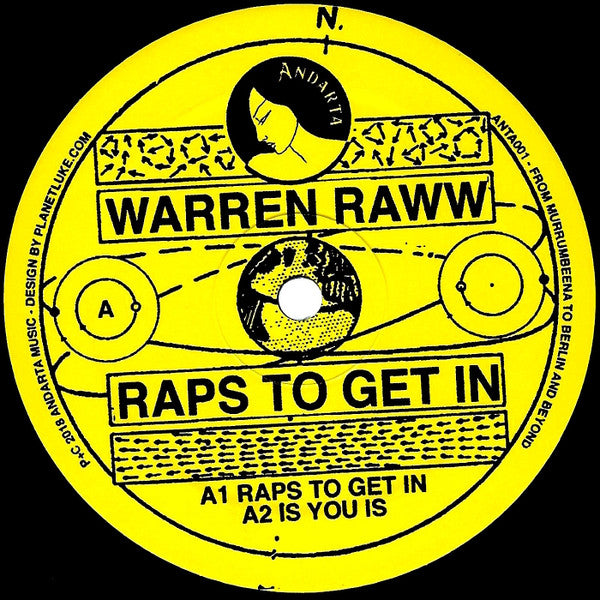 Warren Raww : Raps To Get In (12", EP)