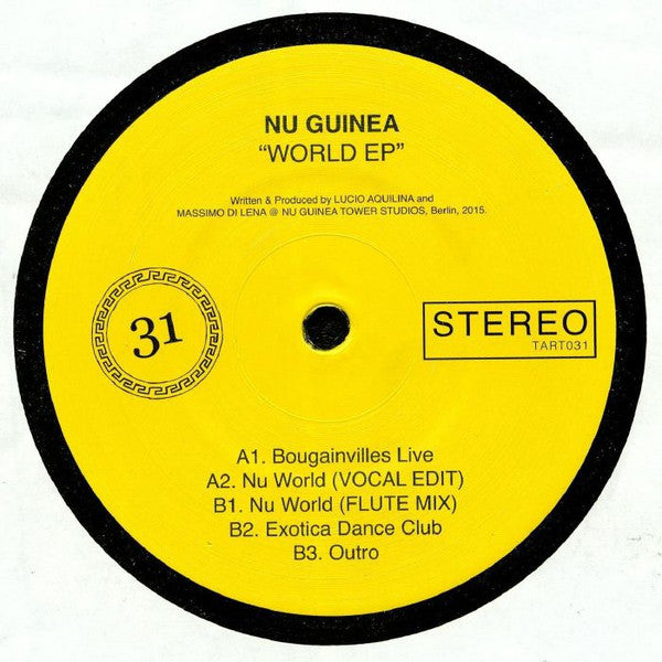 Nu Guinea : World EP (12", EP, RP)