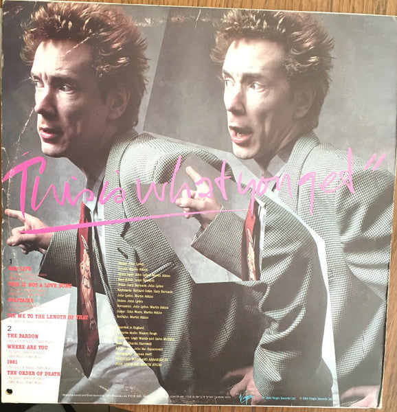 Public Image Ltd.* : This Is What You Want... This Is What You Get (LP, Album)