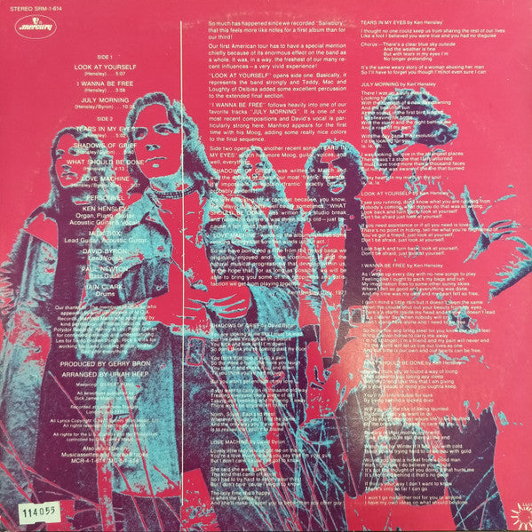 Uriah Heep : Look at Yourself (LP, Album, Club, RE, RCA)