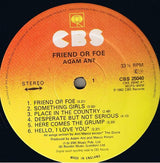 Adam Ant : Friend Or Foe (LP, Album)