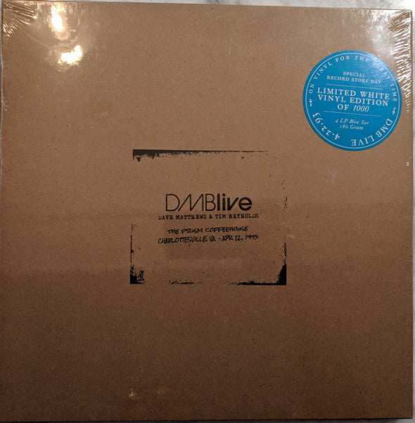 Dave Matthews, Tim Reynolds : DMBLive 4.22.93 Prism Coffeehouse - Charlottesville, VA (4xLP, Album, RSD, Ltd, Whi)