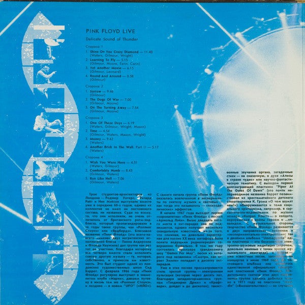 Pink Floyd : Delicate Sound Of Thunder (2xLP, Album, RP, Red)