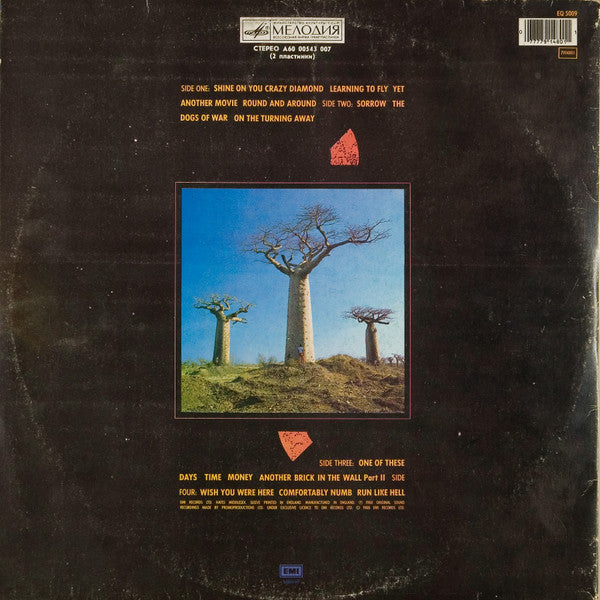 Pink Floyd : Delicate Sound Of Thunder (2xLP, Album, RP, Red)