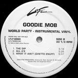 Goodie Mob : World Party (Instrumental Vinyl) (2xLP, Album, Promo)