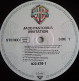 Jaco Pastorius : Invitation (LP, Album)