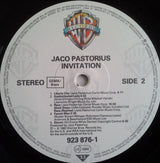 Jaco Pastorius : Invitation (LP, Album)