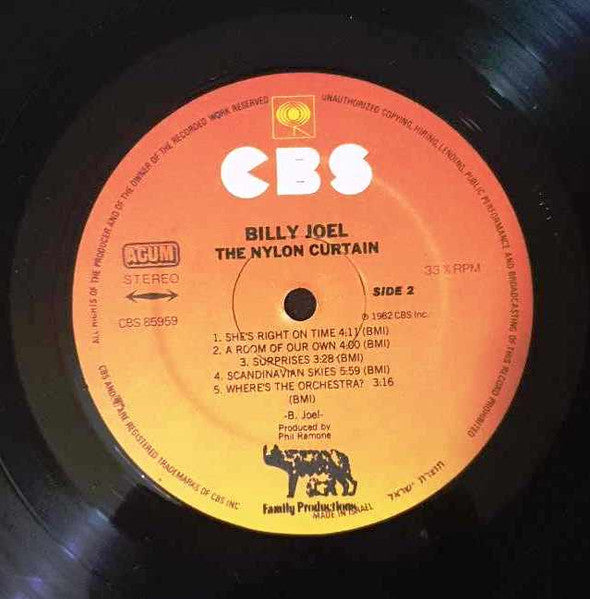 Billy Joel : The Nylon Curtain (LP, Album)