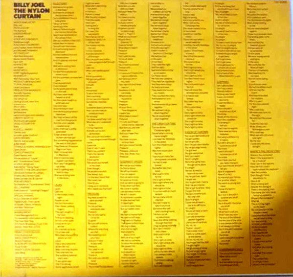 Billy Joel : The Nylon Curtain (LP, Album)